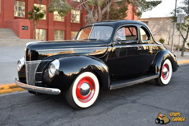 1940 ford deluxe coupe flathead v8 3 speed all steel "the gambler"