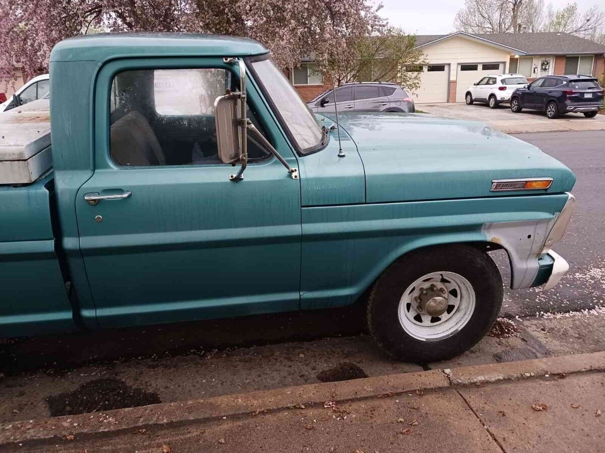 1969 ford f250 pickup green