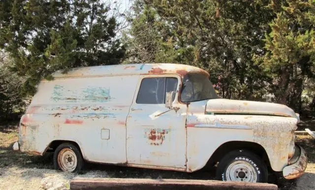 1958 chevrolet apache 31 panel truck delivery van ratrod