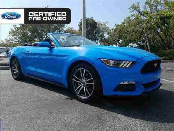 2017 ford mustang premium convertible*navigation*a/c & heated leather*touch in sarasota, fl
