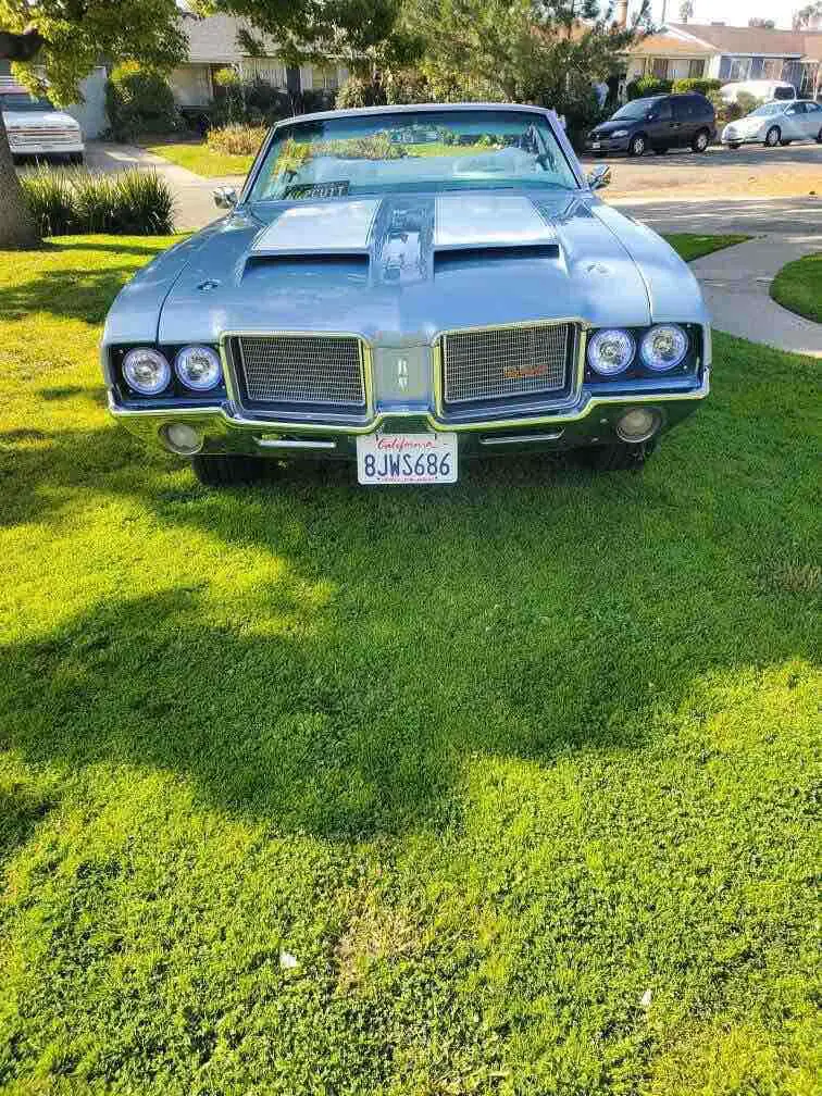 1972 oldsmobile cutlass supreme classic blue rwd automatic