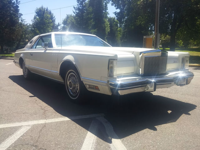 1979 lincoln continental mark v original owner w/ luxury group option