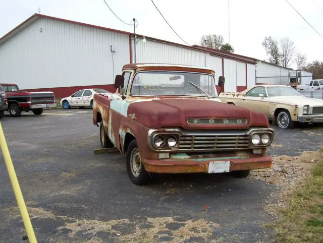 1959 ford f-100 short bed rat rod project has patina !!!!!! l@@k nr!!!!