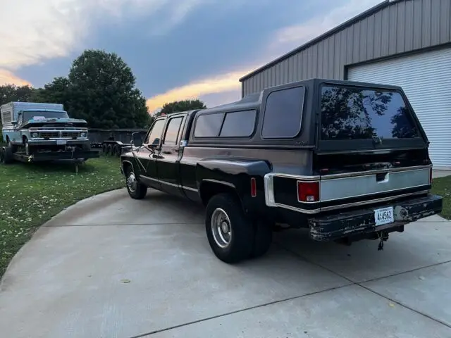 1977 chevrolet silverado pickup black rwd automatic camper special