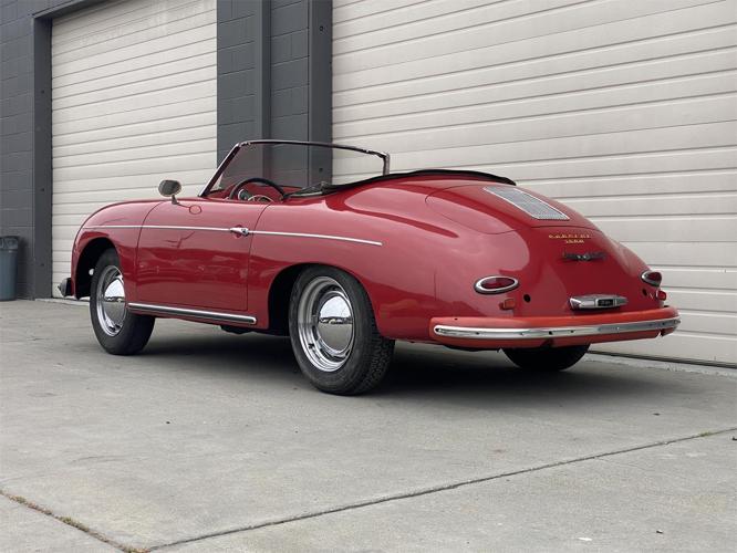 1959 porsche 356 in astoria, new york