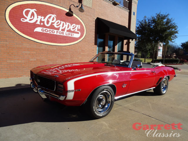 1969 chevy camaro rs/ss convertible x11 code