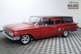 1960 burgundy 350 crate engine, 350 3-speed auto. custom!
