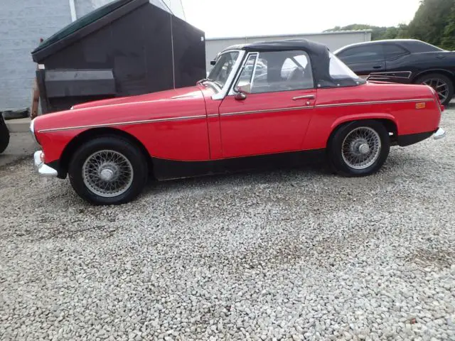 1969 mg midget convertible, clear title, runs and drives