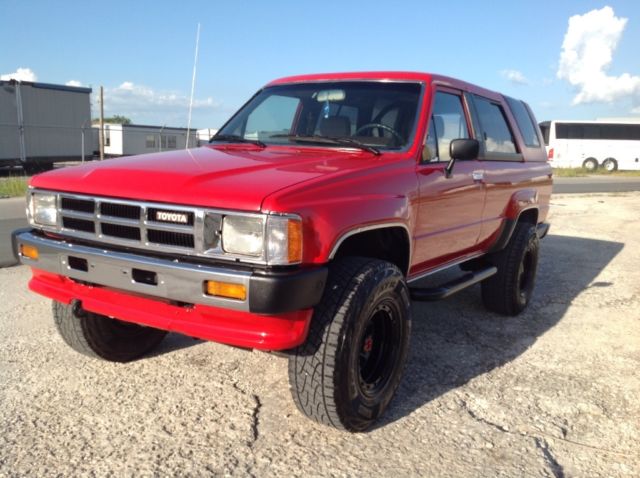1986 toyota 4runner 1 owner 4 cylinders 22re 5 speed 4x4