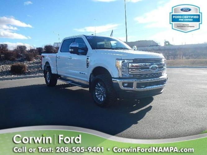 2017 ford f-350 super duty lariat 4x4 lariat 4dr crew cab 6.8 ft. sb srw pickup for sale in nampa, idaho