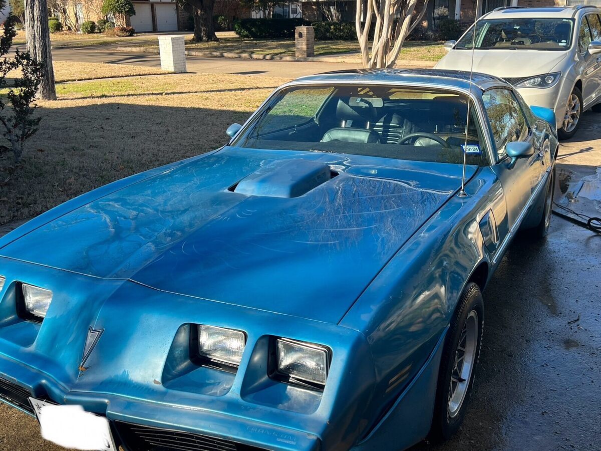 1979 pontiac firebird trans am coupe blue trans am ws6