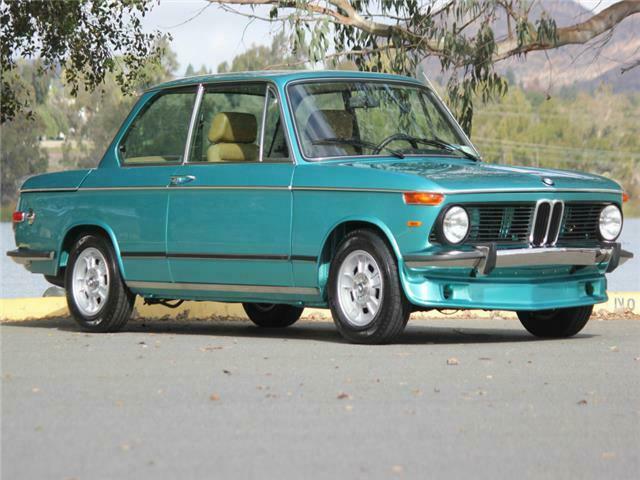 1974 bmw 2002 500 miles green turkish metallic manual