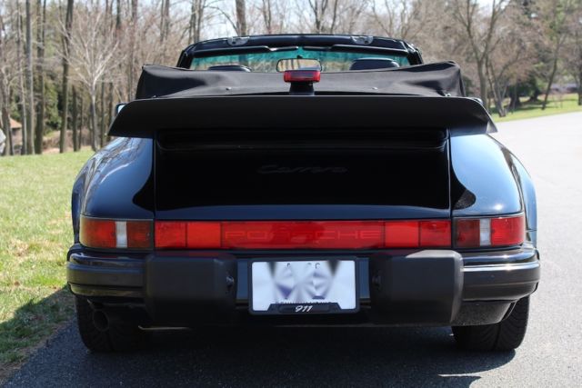1987 porsche 911 cabriolet 930 g50 5 speed pwr sts new top spoiler serv history