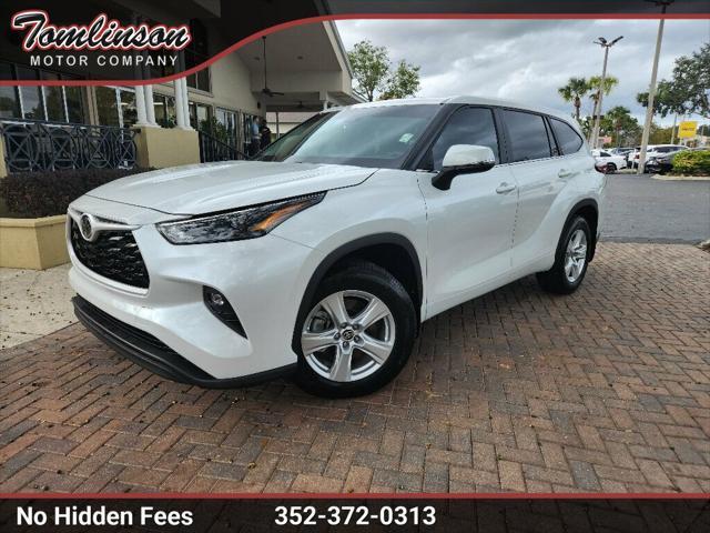 2024 toyota highlander le