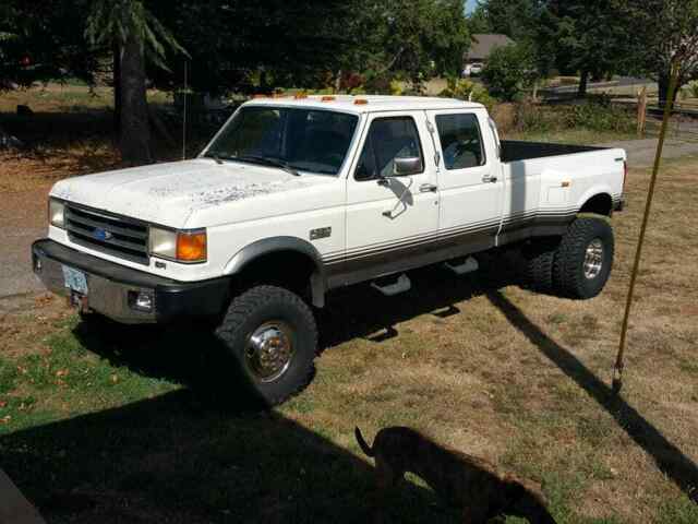 f350 1 ton dually 4x4 crewcab low miles