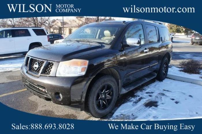 2011 nissan armada sv 4x4 sv 4dr suv for sale in logan, utah