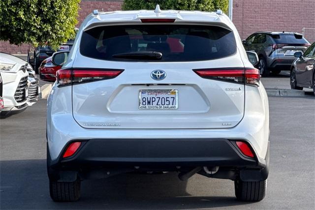 2021 toyota highlander hybrid xle