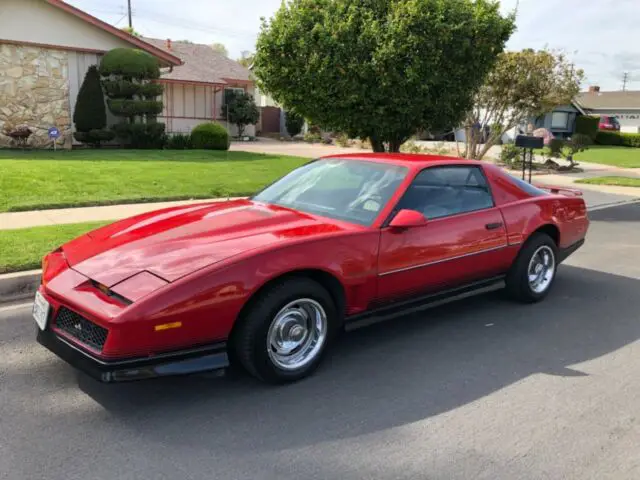 1984 pontiac trans am manual transmission 5.0 v8 super clean 75,423 miles