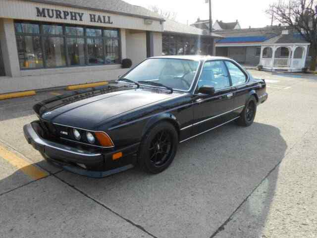 1987 bmw 6 series m6 0 black coupe 6 5-speed manual