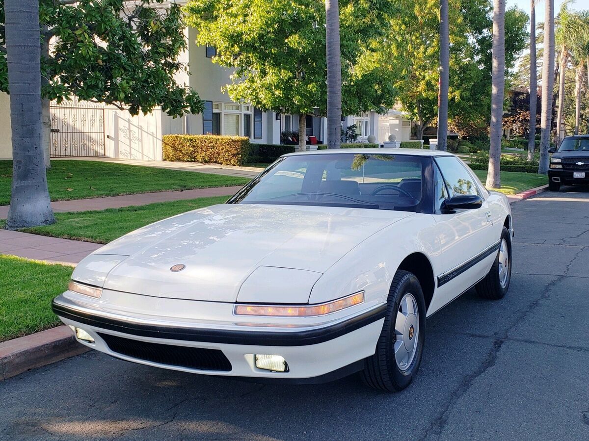 1990 buick reatta coupe white fwd automatic