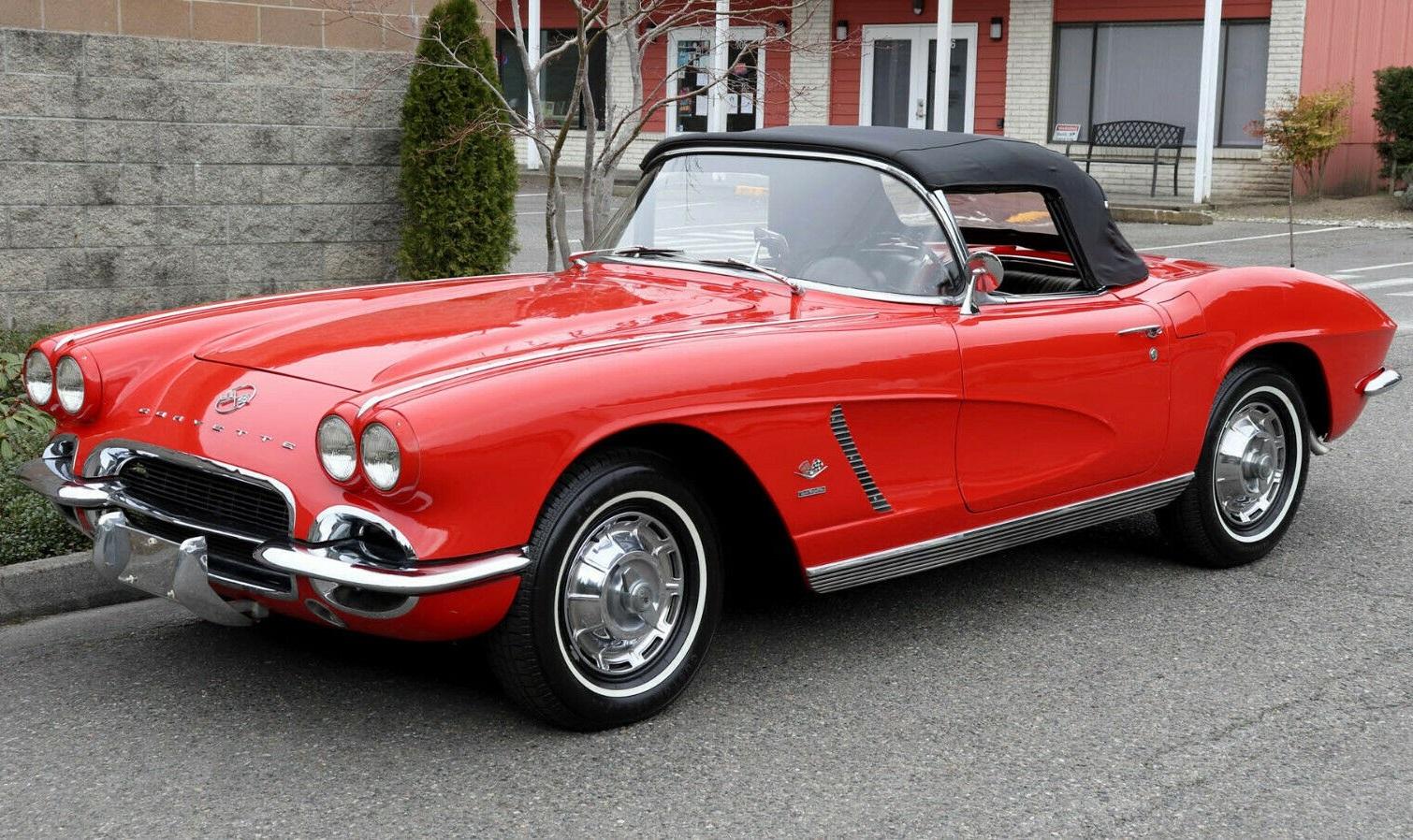 1962 chevrolet corvette convertible fuel injection 4sp beautiful hardtop