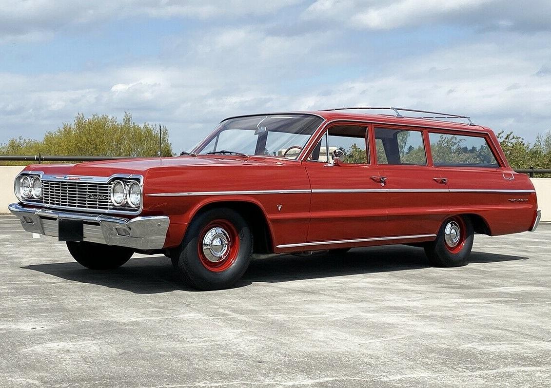 1964 chevrolet impala belair wagon original 283 engine with 4-barrel