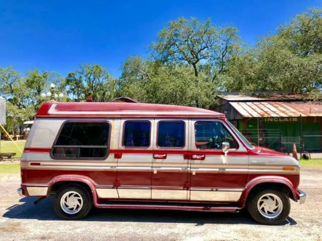 1990 ford e-series cargo conversion travel van e 150 automatic rwd v8 5.8l