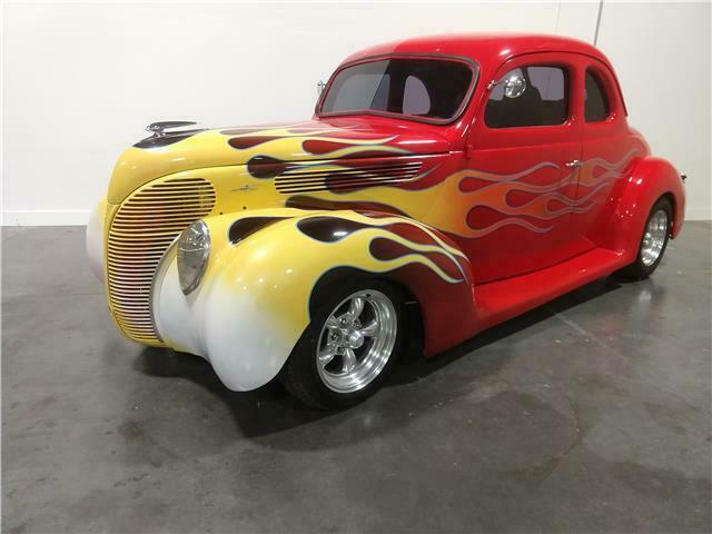 1938 ford deluxe 350 v8 automatic coupe red