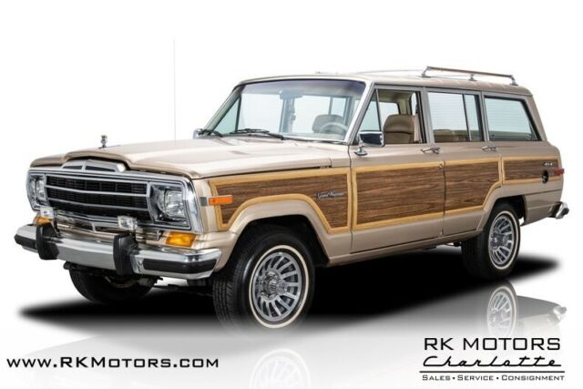 1989 jeep grand wagoneer champagne suv 360 v8