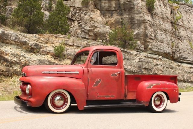 1951 ford f-1 rat rod pickup,restomod, 350ci,auto,pdb,ps,patina,nice!! f100