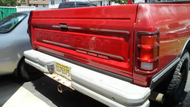 1989 dodge cummins turbo diesel 4x4 pickup. first year for the cummins dodge