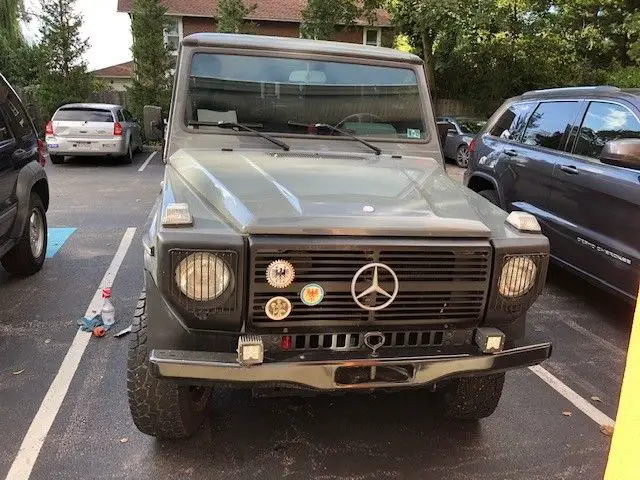 updated1985 long wheel base 2-dr mercedesbenz g wagon 300gd body off frame rest