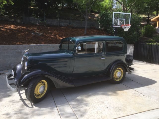 1935 chevrolet 5 window 2 door standard sedan all original with only 28k miles!