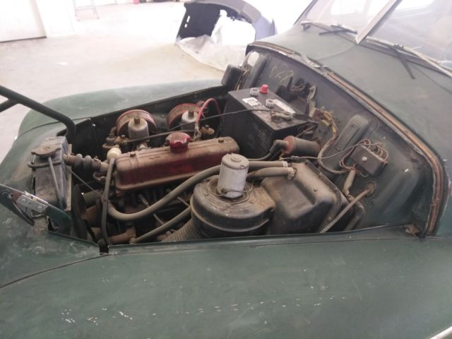 vintage 1957 volvo pv444 green