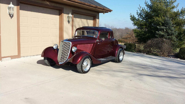 1934 ford 5 window coupe for sale~350~ps~pdb~rack-n-pinion~steel body!!!