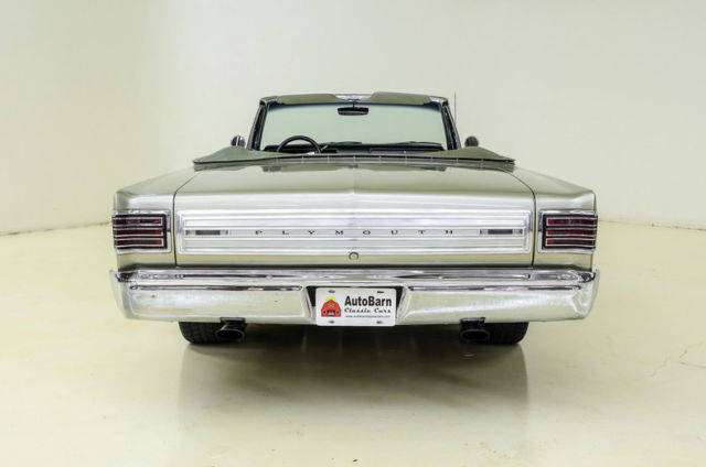 1966 plymouth belvedere ii 13296 miles citron gold metallic convertible 318 ci