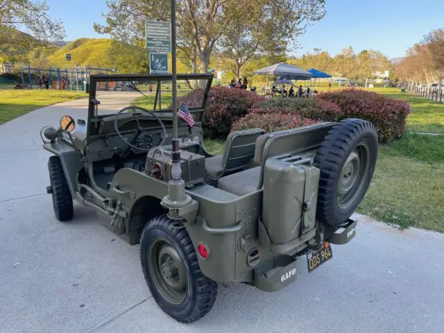 1944 willys jeep mb fully restored california rust free car. runs well. ww2 cj