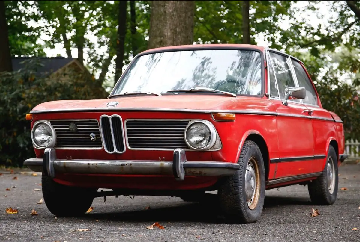 1972 bmw 2002 tii coupe red rwd manual