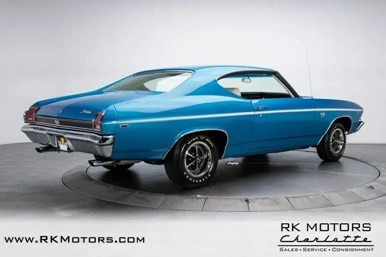 1969 chevrolet chevelle ss lemans blue hardtop 396 v8 4 speed manual