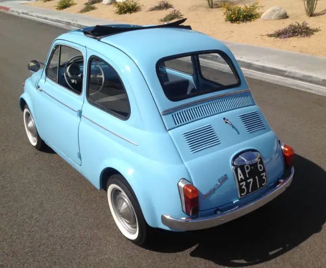 1960 fiat 500d - rarest model - 3 owners from new- restored, vintage, classic