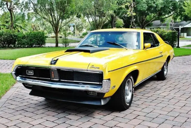 1969 mercury cougar eliminator 351, auto, 2 owners, build sheet, marti report