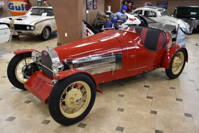 1928 bugatti t35 boattail replica 350ci v8 private collection 0 red 350c.i. aut