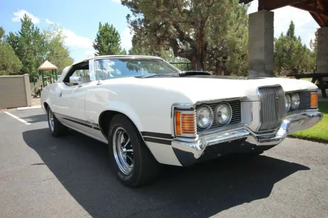 1971 mercury cougar convertible triple white classic