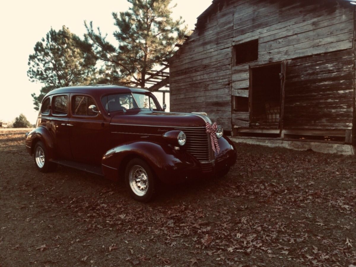 1938 pontiac streetrod hot rod restomod 6da restored v8 suicide doors smoothback