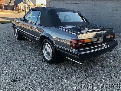 1986 ford mustang gt convertible 35735 original miles 1 owner