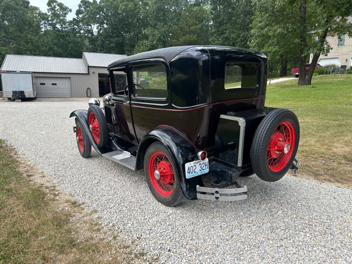 1931 ford model a tudor sedan 2 tone