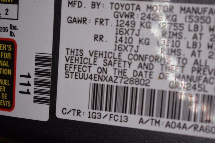 2010 toyota tacoma v6 4x4 v6 4dr access cab 6.1 ft sb 5a for sale in saco, maine