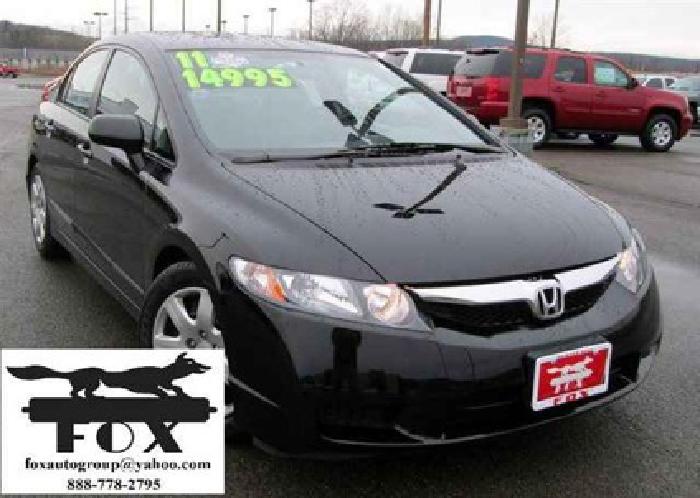 used 2011 honda civic sdn 4dr man lx sedan, 44,000 miles in painted post, ny