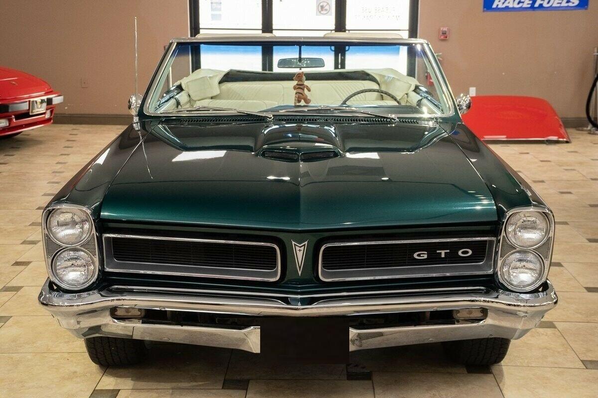 1965 pontiac le mans gto teal turquoise highly optioned car