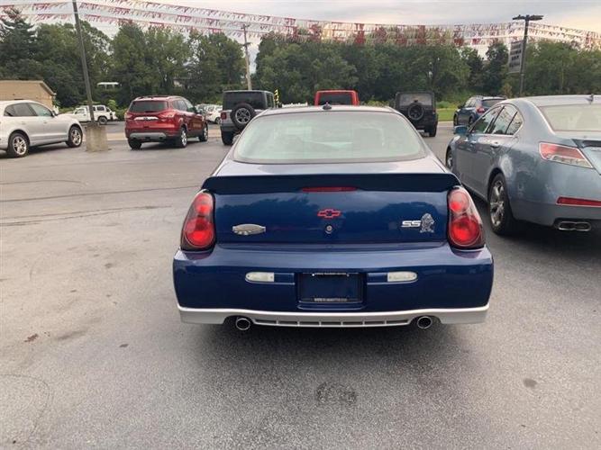 used 2003 chevrolet monte carlo ss williamstown, wv 26187 for sale in williamstown, west virginia